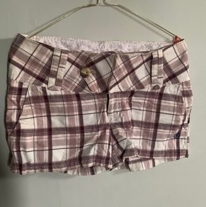 Plaid shorts